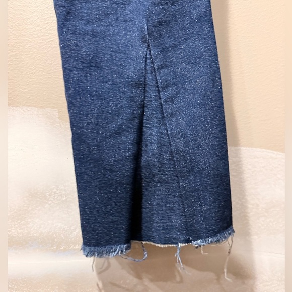 Theory Dark Blue Straight Leg Women's Jeans - Picture 4 of 5